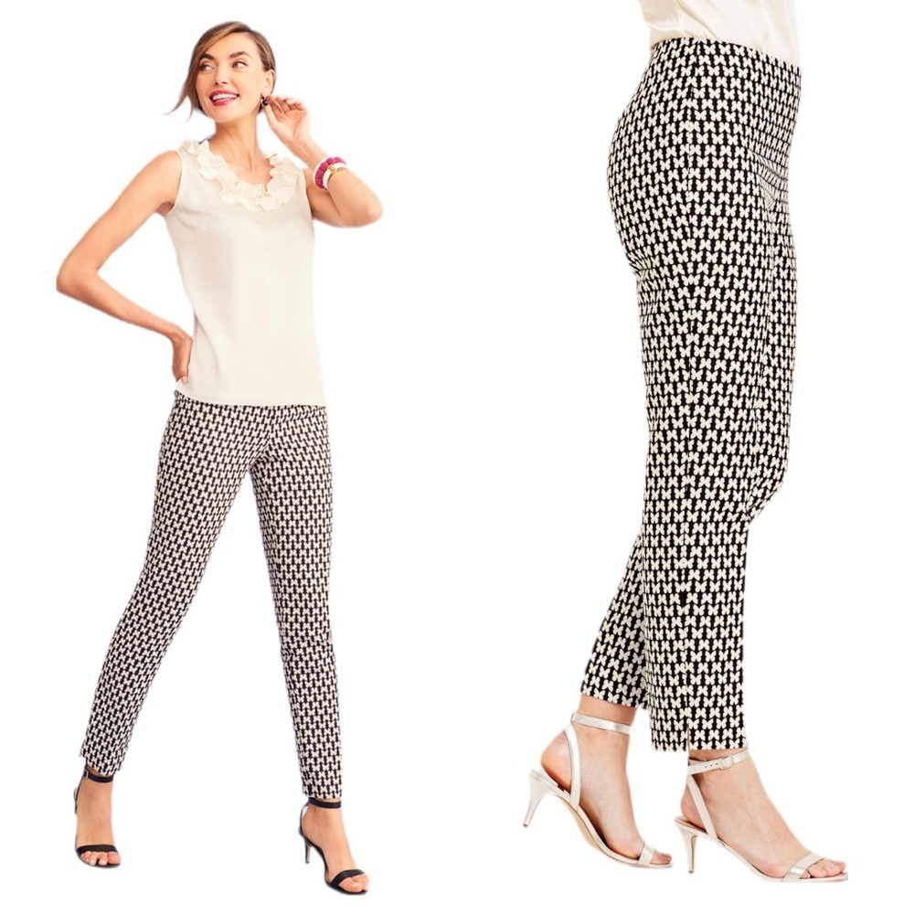 RSVP by Talbots Jacquard Ankle Butterfly Pant​